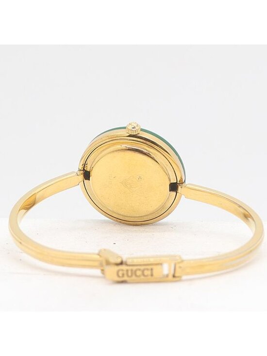 Gucci Box Change Bezel 11 12.2 Quartz Bangle Watch White Dial 7 Ant